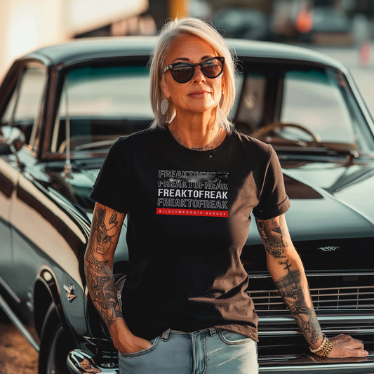 Freak EYES - Premium Damen-T-Shirt mit Rundhalsausschnitt | Bella + Canvas 6004