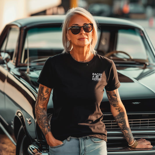 Racer Girl - Premium Women's Crew Neck T-Shirt | Bella + Canvas 6004