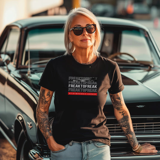 Freak EYES - Premium Damen-T-Shirt mit Rundhalsausschnitt | Bella + Canvas 6004