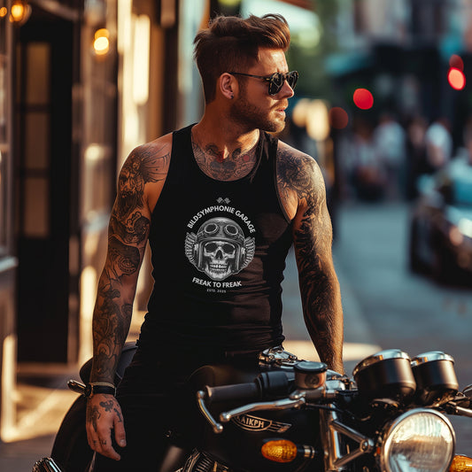 Skull Tank Top - Premium Unisex Tank Top